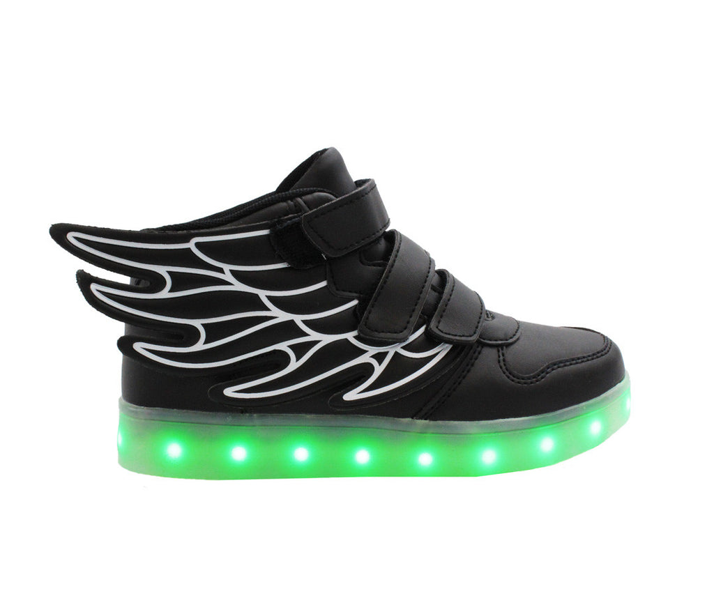 Kids LED Light Up Sneakers Low Top Lace Up Shoes – LED SHOE SOURCE